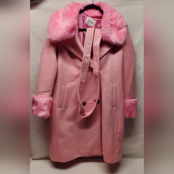 ‼️Last Chance‼️Nwt Sold Out Dolls Kill Pink Trench Coat - Picture 2 of 2